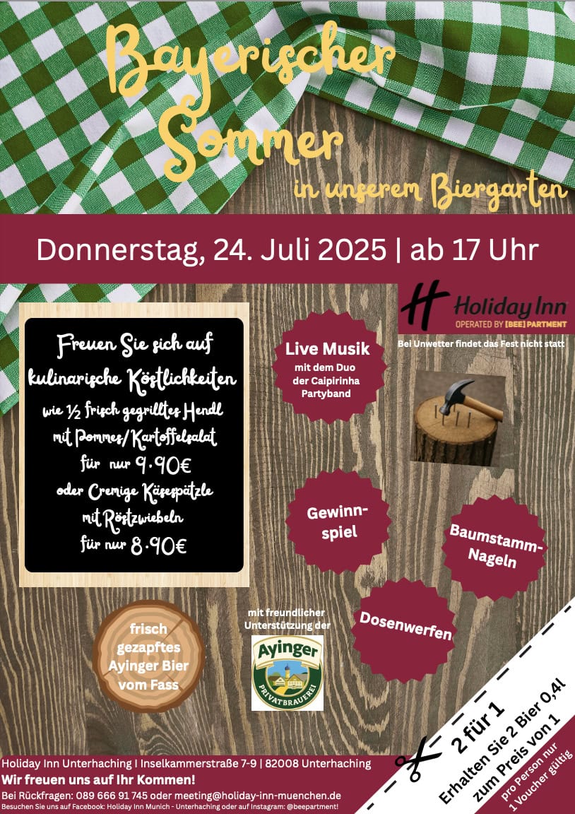 Bayerischer Sommer Plakat